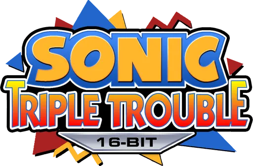 Logo of the game Sonic Triple Trouble 16-Bit